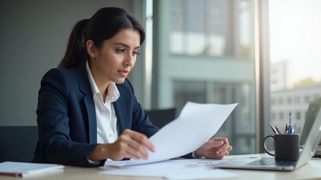 Профессионал анализирует стратегический план на рабочем столе